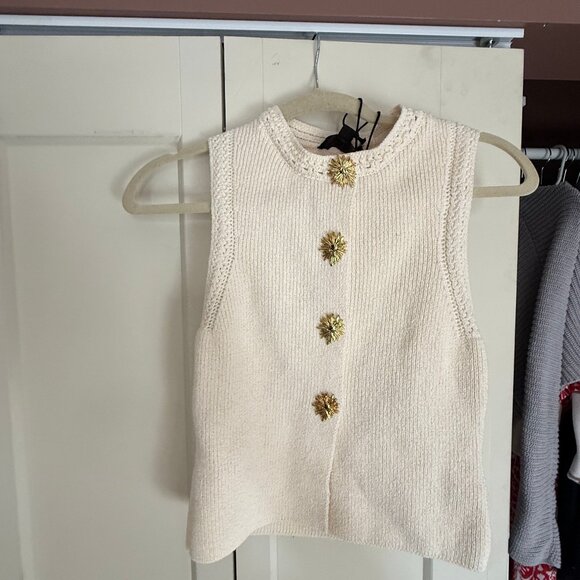 Zara Sweaters - Zara sleeveless sweater-S